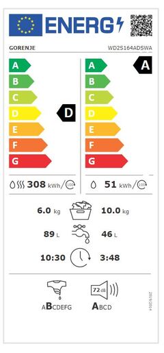 Gorenje perilica sušilica WD2S164ADSWA RS