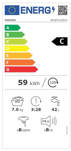 Hisense perilica rublja WFQP7012EVM RA