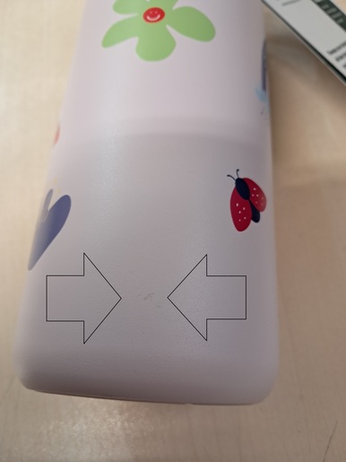 EQUA, boca od nehrđajućeg čelika, Flower Power, 600ml RO