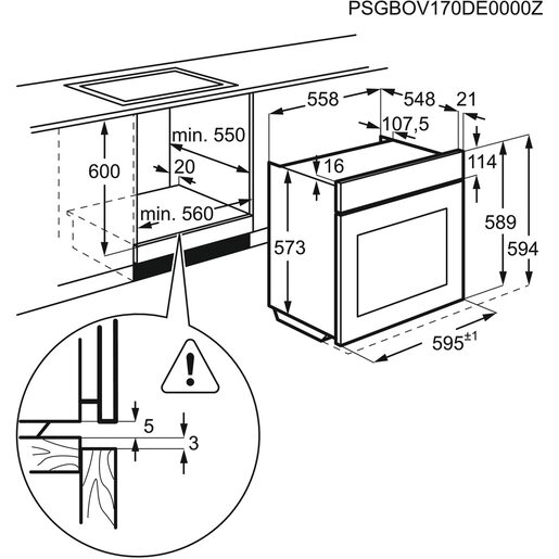 Electrolux pećnica EOD6P77WZ RA