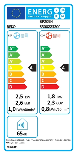 Beko prijenosna klima BP209H 2,6 KW RA