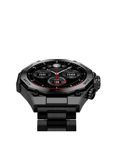 KSIX smartwatch Titanium crni, pametni sat RA