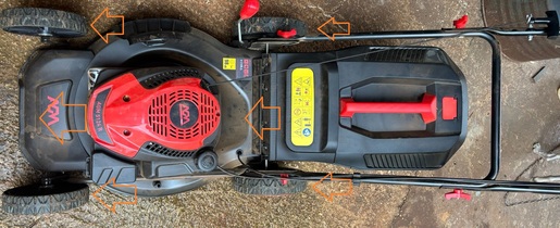 AGM samohodna motorna kosilica 5124R - 170 cm³ / 51 cm RO