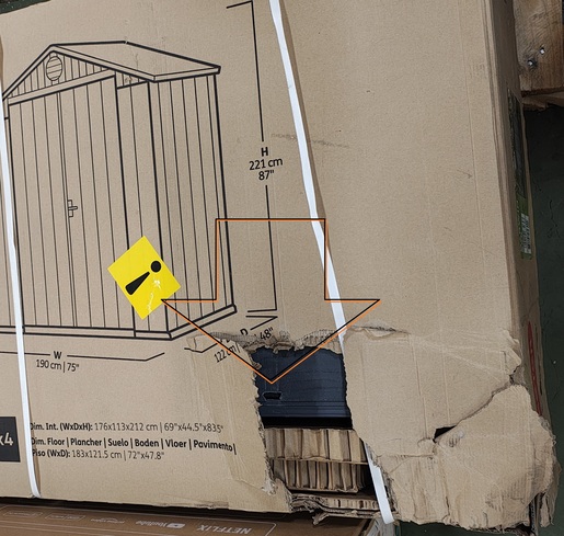 KETER Darwin vrtna kućica 6x4, siva RO