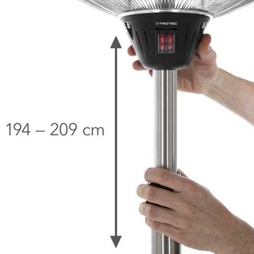 Trotec infracrvena grijalica IRS 2020 - samostojeća vertikalna RA