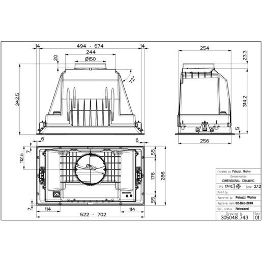 Faber napa Inka Plus HCS X A70 RA