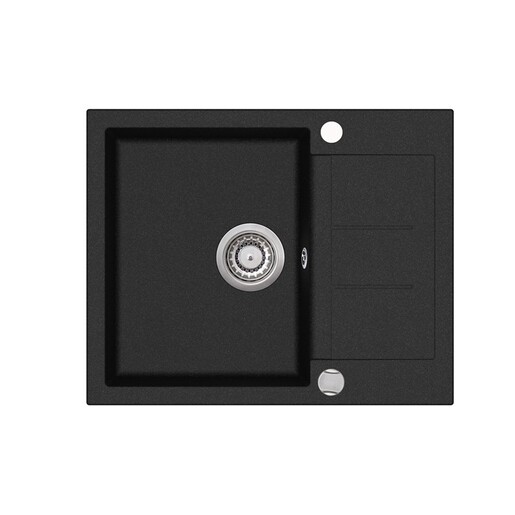 Helika Tesa SQT102-W Black metallic sudoper RA