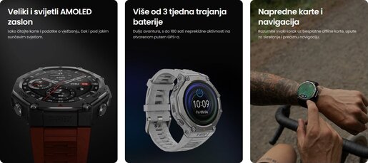 Amazfit T-Rex 3 Lava, pametni sat RA