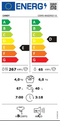 Candy perilica sušilica rublja CSWS 4642DW2/1-S RO