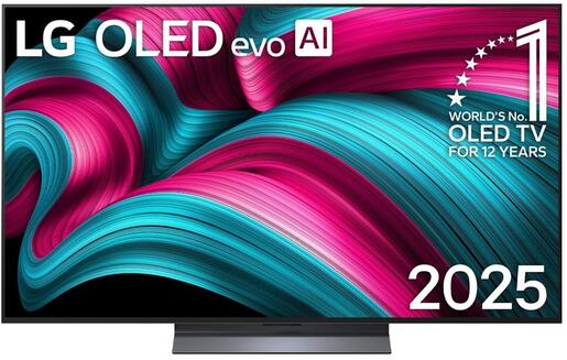 LG 55" OLED evo AI TV OLED55C51LA, 4K UHD, webOS Smart TV, Dolby Vision RA