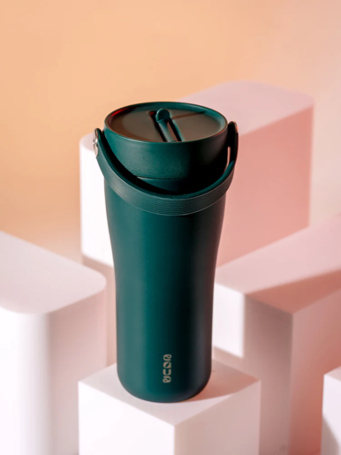 EQUA Carry Cup, termo šalica od nehrđajućeg čelika za čaj/kavu, 600ml, F. Green RO