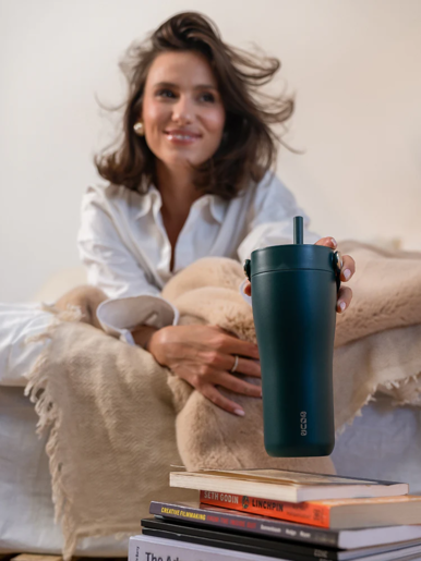 EQUA Carry Cup, termo šalica od nehrđajućeg čelika za čaj/kavu, 600ml, F. Green RO