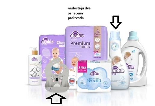 Violeta paket za bebe + silikonski podbradnjak gratis RO