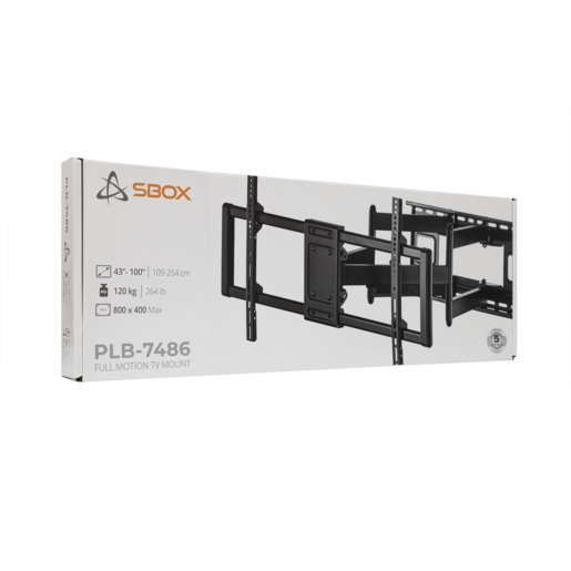 SBOX zidni nosač PLB-7486, 43-100", do 120 kg, 800x400 RA