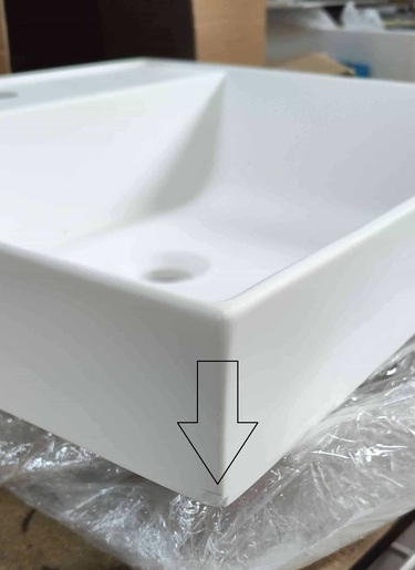 SINK SOLUTION kupaonski umivaonik BASIN 50, bijeli RO