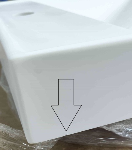 SINK SOLUTION kupaonski umivaonik BASIN 50, bijeli RO