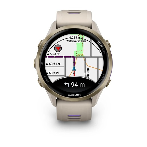 Garmin Forerunner 970, Soft Gold Titanium / French Gray / Indigo, 010-02969-11, pametni sat RA