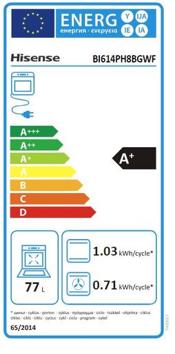Hisense pećnica BI614PH8BGWF RA