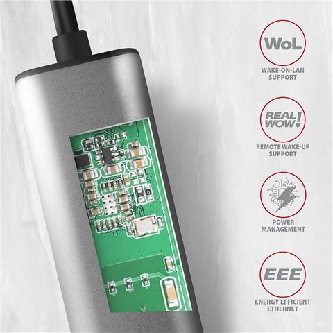 AXAGON ADE-25R  USB-A 2.5 Gigabit Ethernet adapter RA