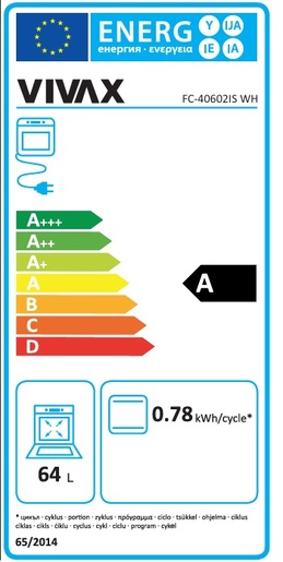 VIVAX HOME štednjak FC-40602IS WH RO