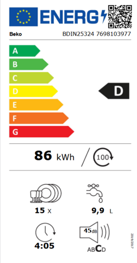 Beko perilica posuđa BDIN25324 RA