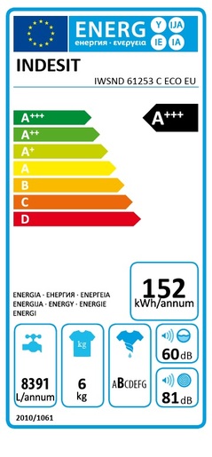 Indesit perilica rublja IWSND 61253 C ECO EU_RASP RA
