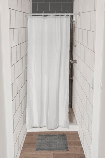 TENDANCE zavjesa za kadu 120 x 180 CM + 8 PP KUKICA POLIESTER, BIJELA RA