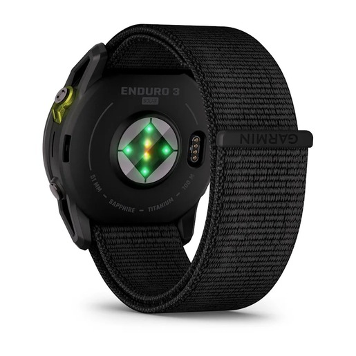 Garmin Enduro 3, Tamnosivi titanijski s DLC slojem i crnim remenom, 010-02751-01, pametni sat RA