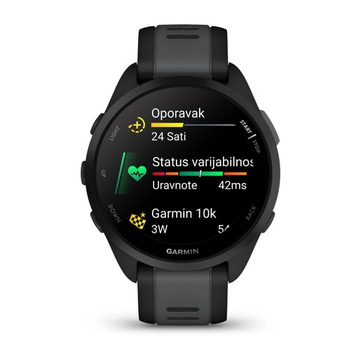 Garmin Forerunner 165 Black Slate, 010-02863-20, pametni sat RA