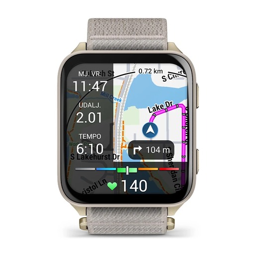 Garmin Venu X1 Soft, Gold French Gray Nylon, 010-02980-09, pametni sat RA