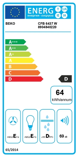 Beko napa CFB 6437 W RA