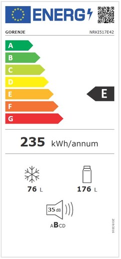 Gorenje hladnjak NRKI517E42 RO