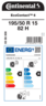 Continental 195/50R15 82H EcoContact 6 TL, Pot:B,Pri:B,Buka: 71 dB