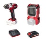 EINHELL set akumulatorska bušilica TE-CD 18 Li E + akumulatorski radio TE-CR 18 Li + 2,0 Ah baterija + punjač 18V 30 min - Power X-Change