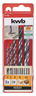 KWB Set svrdla za drvo 4-10 mm, 5/1, CV čelik, 2-fazne spirale