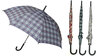 Kišobran Zeus drvena drška karirani sort