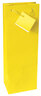 Vrećica za bocu  jednobojna  mat žuta 12/1