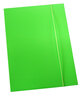 Fascikl prešpan/lak s gumicom A4 600gr OPTIMA fluo zeleni 60677