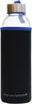 Boca za vodu staklena Stream 500 ml crno /plava, mutno staklo