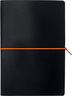 Notes PORTOFINO BLACK A5 14x21 crno-narančasti