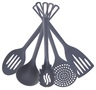 DOMY set žlica za kuhinju 5/1- Graphite nylon