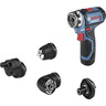 BOSCH Professional akumulatorski izvijač GSR 12 V FlexiClick [sa svim nastavcima: 2x2,0 Ah, L-BOXXl]
