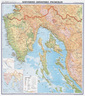 Karta Sjeverno hrvatsko primorje, fizička 1:130 000