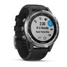 Garmin fenix 5 Plus, srebrni okvir s crnim remenom, pametni sat