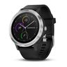 Garmin Vivoactive 3, srebrni okvir sa crnim remenom, pametni sat