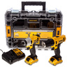 DEWALT akumulatoski set DCK211D2T DCD710 + udarni odvijač DCF815 10.8 V (2 akumulatora 2.0 Ah, brzi punjač, TSTAK kofer)