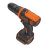 BLACK & DECKER akumulatorska bušilica 10,8 V - 2 akumulatora i 100 dijelni pribor - BDCDD12BAFC