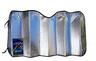 Dvostrano sjenilo protiv sunca standard 130x60 cm,srebrna