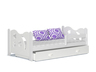 Drveni dječji krevet MIKOLAJ s ladicom – 190*80cm – bijeli