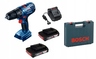 BOSCH Professional akumulatorska udarna bušilica GSB 180-LI (2x2,0Ah, kovčeg) - 18 V